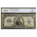 PCGS VG 8 1923V 5 $ SILVER CERTIFICATE