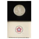 SILVER BICENTENNIAL MEDAL W BOX PAPERS