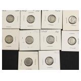 10 SILVER DIMES