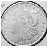1921 CHOICE BU MORGAN DOLLAR