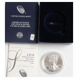 2016 W SILVER EAGLE W BOX PAPERS