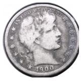 1900 BARBER HALF DOLLAR G