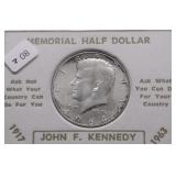 1964 CHOICE BU KENNEDY HALF DOLLAR