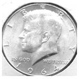 1964 GEM BU KENNEDY HALF DOLLAR
