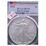 2024 PCGS MS70 SILVER EAGLE