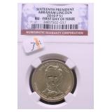 NGC GEM BU PRESIDENT DOLLAR