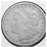 1921 MORGAN DOLLAR XF