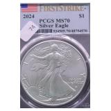 2024 PCGS MS70 SILVER EAGLE