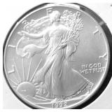 1992 SILVER EAGLE GEM