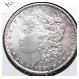 1881 GEM BU MORGAN DOLLAR