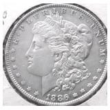 1886 CHOICE BU MORGAN DOLLAR