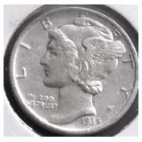 1935 MERCURY DIME XF