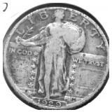 1929 STANDING QUARTER VF