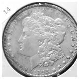 1893 MORGAN DOLLAR XF 45 PQ