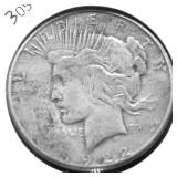 1922 S PEACE DOLLAR VG