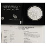 5 oz .999 SILVER ATB QUARTER W BOX PAPERS