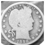 1898 BARBER QUARTER G