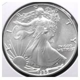 1988 SILVER EAGLE GEM