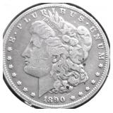 1890 S MORGAN DOLLAR VG DETAILS