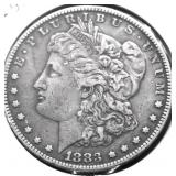 1883 MORGAN DOLLAR VF