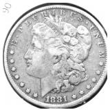 1881 MORGAN DOLLAR VG