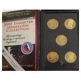 CANADA MINT  2001 INDUCTEE MEDALLION SET