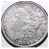 1887 MORGAN DOLLAR XF