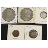 GROUP OF US COINS
