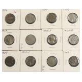 DOZEN US NICKELS