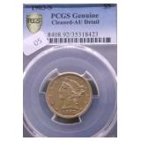 1903 S PCGS AU DETAILS HALF EAGLE