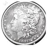 1881 MORGAN DOLLAR VF
