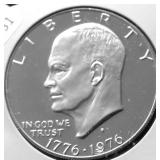 SILVER PROOF BICENTENNIAL IKE DOLLAR