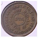 1863 CIVIL WAR TOKEN AU