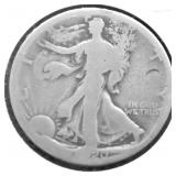 1920 D WALKING HALF DOLLAR AG