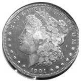1901  O MORGAN DOLLAR VF