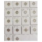 18 SILVER DIMES