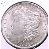 1921 MORGAN DOLLAR AU