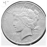 1926 S PEACE DOLLAR XF