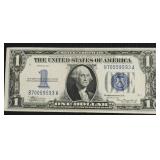 1934 CHOICE BU FUNNY BACK SILVER CERTIFICATE