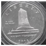 PROOF FIRST FLIGHT HALF DOLLAR