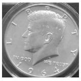 1964 PROOF KENNEDY HALF DOLLAR