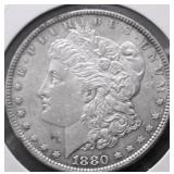 1880 MORGAN DOLLAR AU