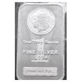 1  OZ .999 SILVER BAR