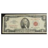 TWO DOLLAR US LEGAL TENDER VF APPARENT