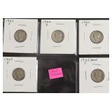 5 SILVER DIMES