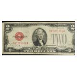 TWO DOLLAR US LEGAL TENDER VF APPARENT
