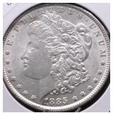 1885 CHOICE BU MORGAN DOLLAR