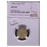 2026 NGC MS69 5 $ GOLD EAGLE