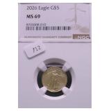 2026 NGC MS69 5 $ GOLD EAGLE
