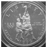 1995 OLY,PIC BASKETBALL HALF DOLLAR